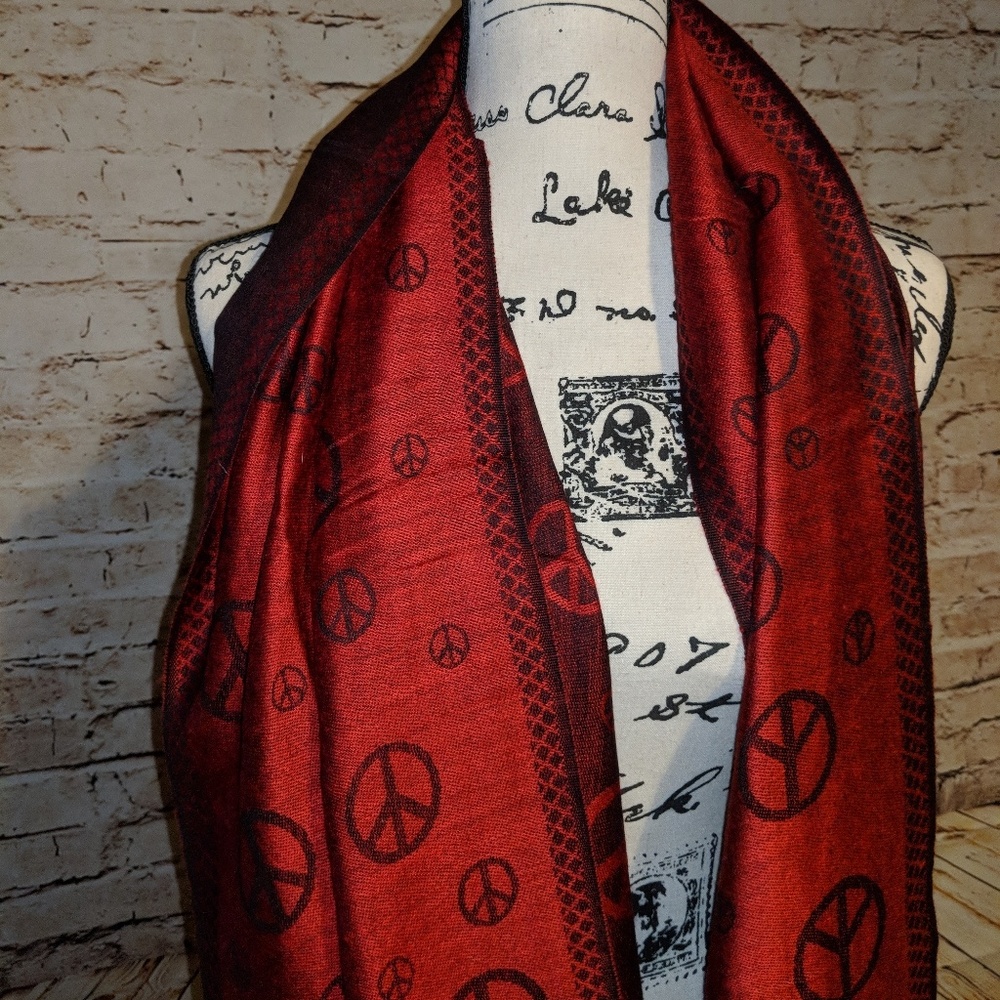 Piece Sign Scarf